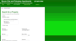 Desktop Screenshot of boynecityandpetoskeyapartments.rentlinx.com