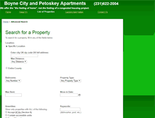 Tablet Screenshot of boynecityandpetoskeyapartments.rentlinx.com