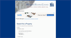 Desktop Screenshot of mihousingcouncil.rentlinx.com