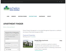 Tablet Screenshot of echelonpm.rentlinx.com